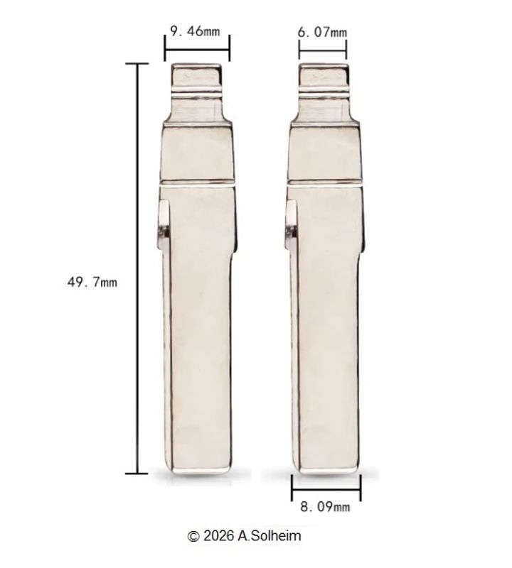 HUF HAA-31 Nøkkelblad